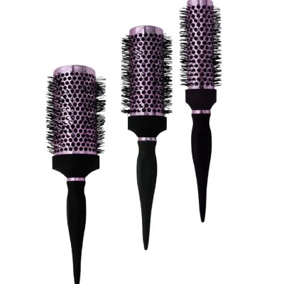 Newest design handle hair brush with spray pump