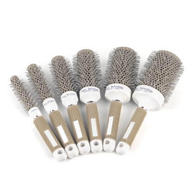 Round Brush for Blow Drying, Round Hair Brush, Nano Technology Thermal Ceramic Barrel Ionic heat-resistanthair brush