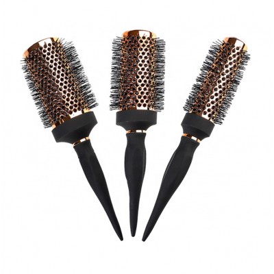 New Arrival Vent Aluminum Barrel Hair Brush Ionic Nano Technology Round Hair Rolling Brush