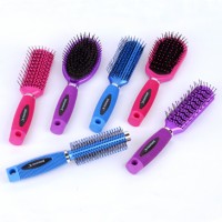 whole sale paddle polychromy hairbrush comb