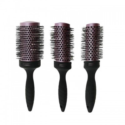 Customised Portable Ionic Ceramic Rolling Round Hair Curler Brush